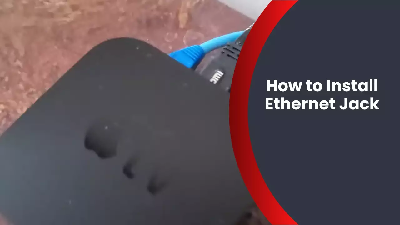 How to Install Ethernet Jack
