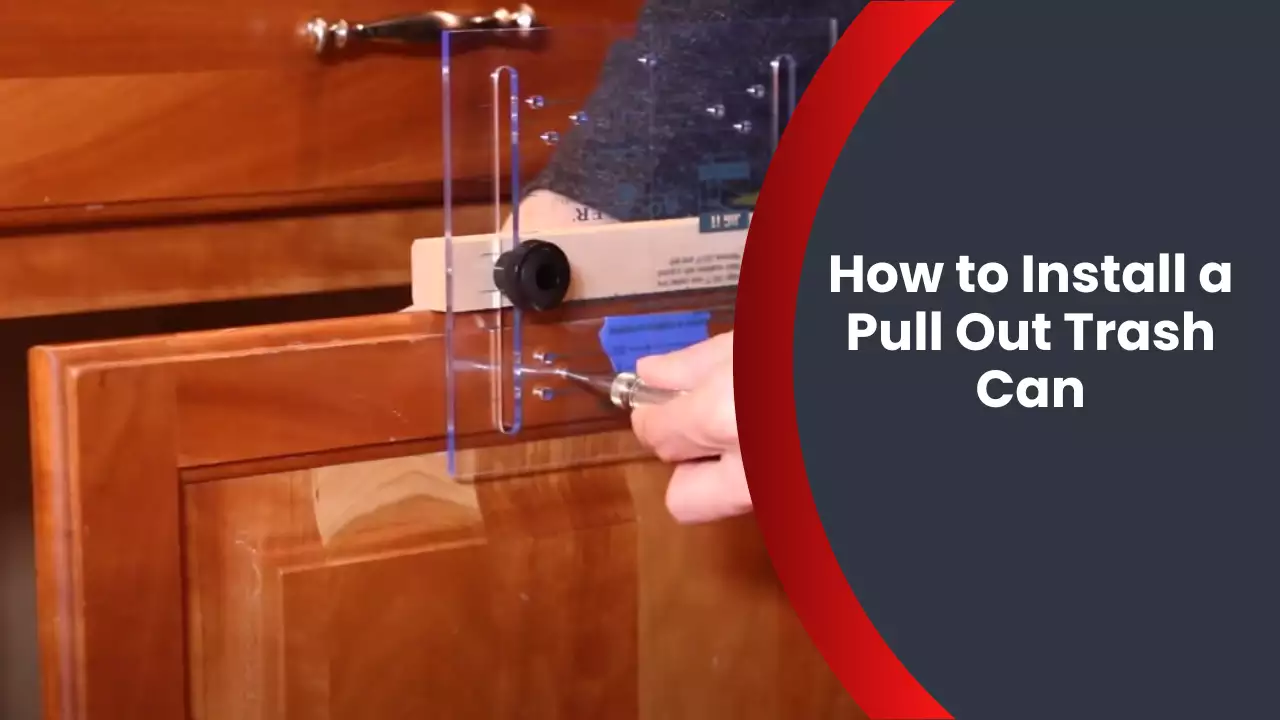 How to Install a Pull Out Trash Can