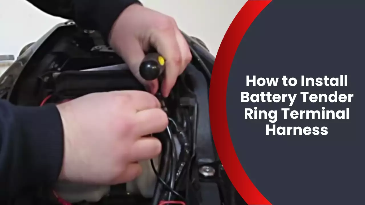 How to Install Battery Tender Ring Terminal Harness
