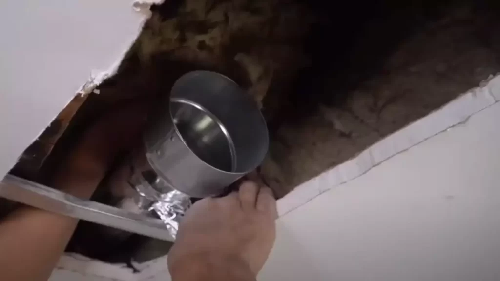 Cutting A Hole In The Bathroom Ceiling